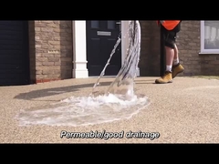 Niestandardowe wzory Żywica umyta Kamień żwirowy Epoksy odporny na poślizg i łatwa konserwacja