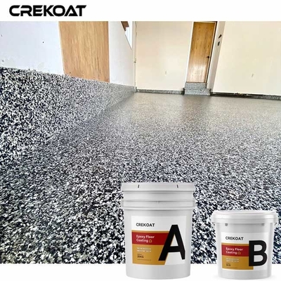 MSDS Epoxy Flake Floor Coating Odporny na zadrapania Łatwy do czyszczenia