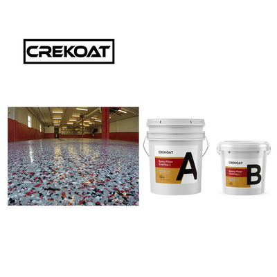 Polyaspartic Dekoracyjna farba epoxy podłogowa bezszwowa płytkowa powłoka epoxy