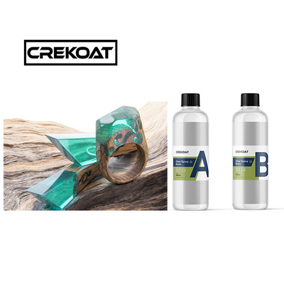 Brilliant Deep Pour Clear Epoxy Rigid 2 Part Clear Resin Anti Yellowing dla rzemiosła