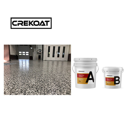 Polyaspartic Dekoracyjna farba epoxy podłogowa bezszwowa płytkowa powłoka epoxy