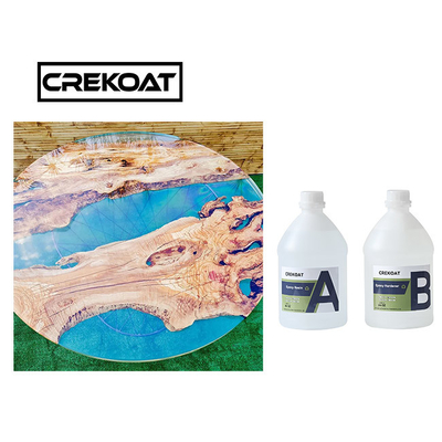 Odlewanie tabliczek rzeki z żywicy epoksydowej Kit Art Clear Epoxy Resin MSDS