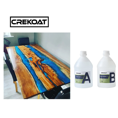 Odlewanie tabliczek rzeki z żywicy epoksydowej Kit Art Clear Epoxy Resin MSDS