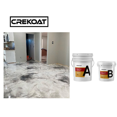System podłogowy o niskiej zawartości VOC Powder Epoxy Resin Metallic Epoxy Paint