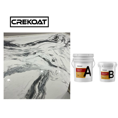 System podłogowy o niskiej zawartości VOC Powder Epoxy Resin Metallic Epoxy Paint