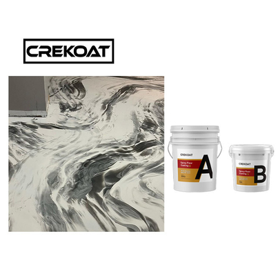 System podłogowy o niskiej zawartości VOC Powder Epoxy Resin Metallic Epoxy Paint