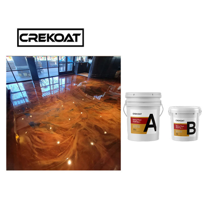 System podłogowy o niskiej zawartości VOC Powder Epoxy Resin Metallic Epoxy Paint