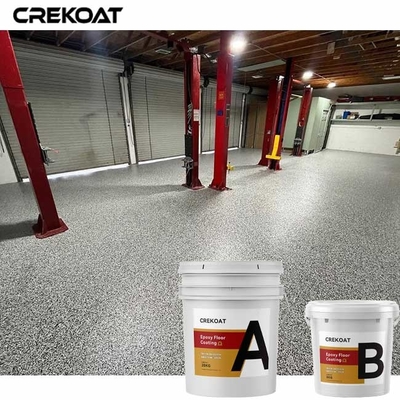 Flake Epoxy Resin Betonowa Farba Przeciwpoślizgowa Ochrona Podłóg Garażowych