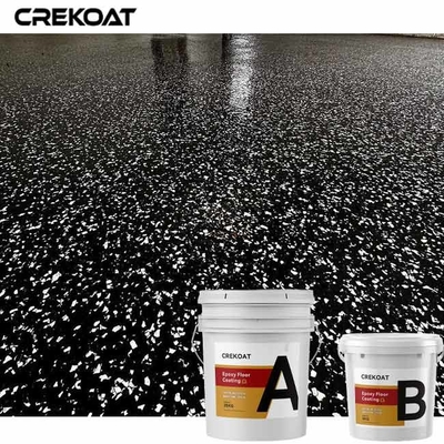 Flake Epoxy Resin Betonowa Farba Przeciwpoślizgowa Ochrona Podłóg Garażowych