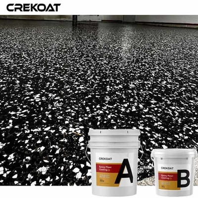 Flake Epoxy Resin Betonowa Farba Przeciwpoślizgowa Ochrona Podłóg Garażowych