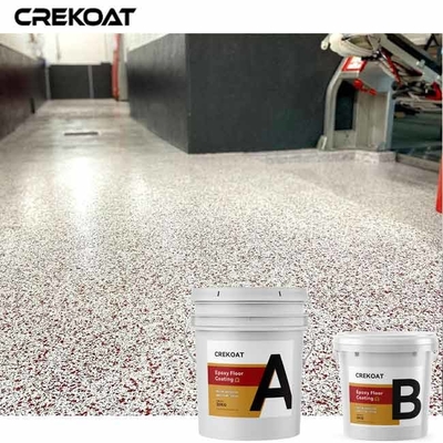 Powierzchnie biurowe Epoxy Flake Powłoka podłogowa przeciw silnym uderzeniom i chemicznym