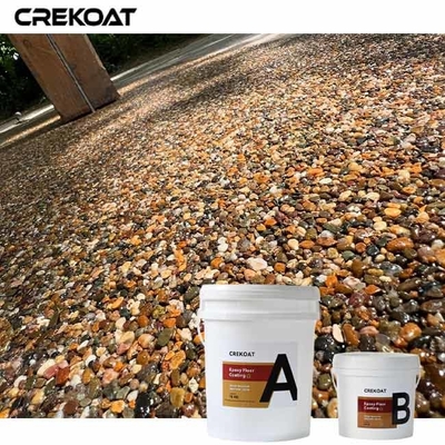 Przepuszczalna powierzchnia Epoxy Stone Deck Coating szeroki zakres kolorów i agregatów